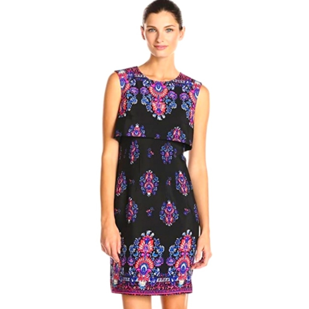 Nanette Lepore Jodhpur Paisley Print Midi Dress